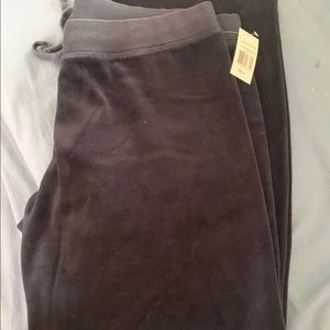 Velour sweatpants